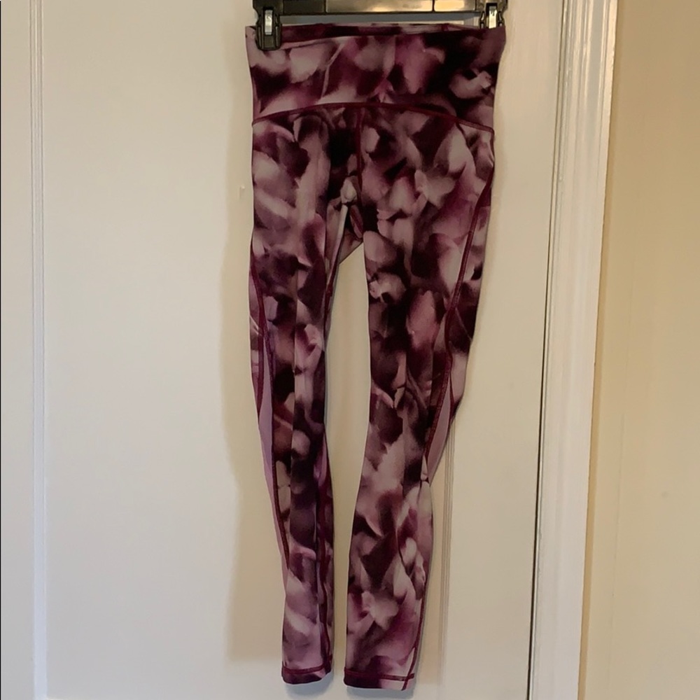 Lululemon pink Train Times leggings
